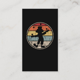 Juggling Clown Funny Circus Juggler Visitenkarte