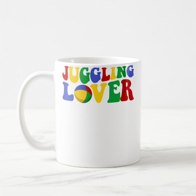 Juggling Lover Expert Juggler Circus Graphic Kaffeetasse (Links)
