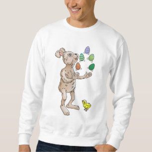 Juggling Oaster Bunny Sweatshirt