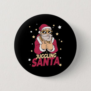 Juggling Santa Claus Weihnachtsfeiertag Juggling J Button