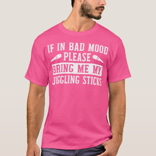 Juggling Sticks Quote  Juggler T-Shirt (Vorderseite)