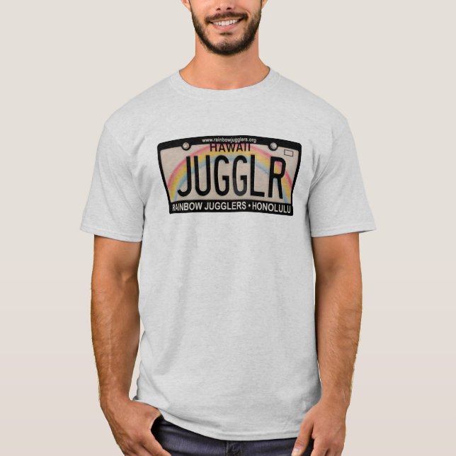 JUGGLR Lizenz-Platten-T - Shirt (Vorderseite)