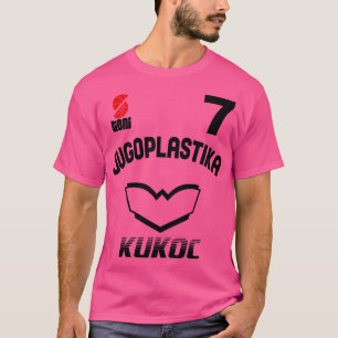 Jugoplastika Jugoslawien Kroatien Retro Toni Kukoc T-Shirt