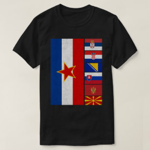 Jugoslawien einst und jetzt T-Shirt