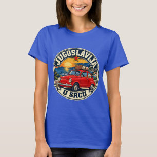 Jugoslawien im Herzen - Vintage Fico Jugoslawien T T-Shirt