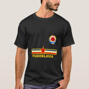 Jugoslawien Jugoslavija mit Jugoslovenski Grb T-Shirt