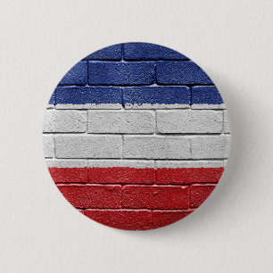 Jugoslawien-Königreich-Flagge Button