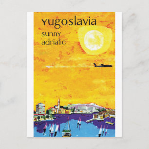 Jugoslawien, sonnige Adria Postkarte