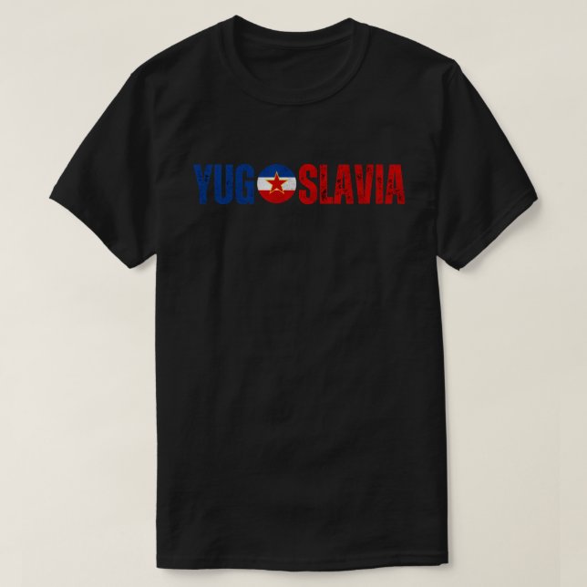 Jugoslawien T-Shirt (Design vorne)