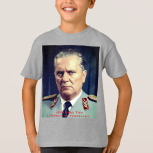 Jugoslawischer Marschall Josip Broz Tito Vintage-F T-Shirt