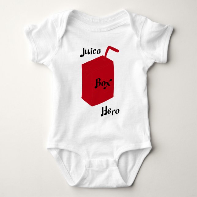 Juice Box Hero Kids Shirt von US Custom Tinte (Vorderseite)