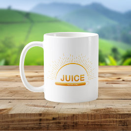 Juice Good Day Orange Yellow Mug Kaffeetasse