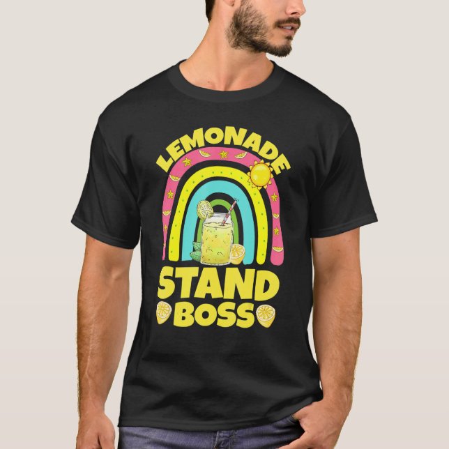 Juice Lemonade Stand Boss für Jungen Mädchen Kinde T-Shirt (Vorderseite)