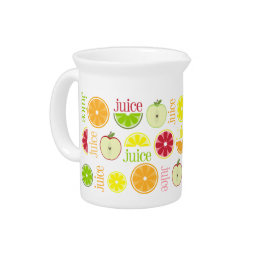 Juice Pitcher - Apple Orange Lemon Limon Grapefrui Getränke Pitcher