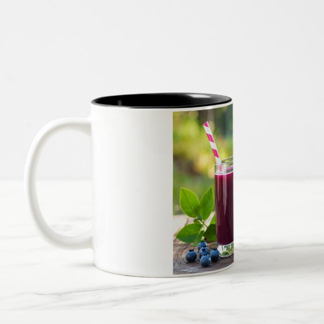 juice with straw zweifarbige tasse (Links)