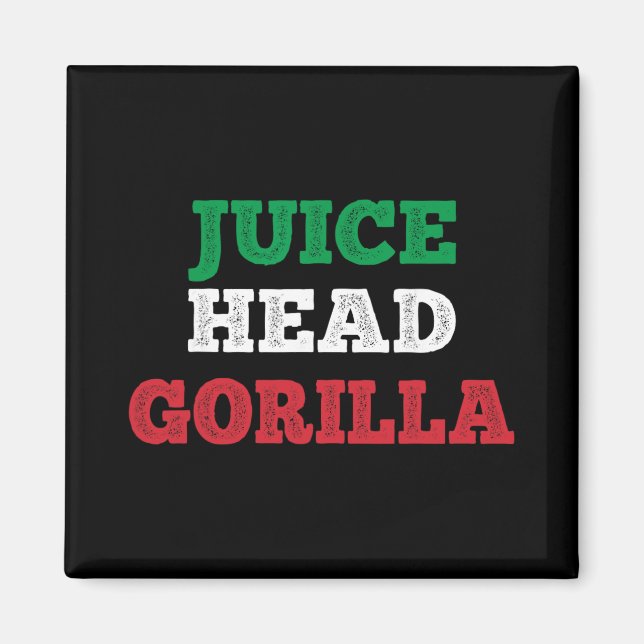 Juicehead Gorilla New Jersey Garden Nj Shore Itali Magnet (Vorne)