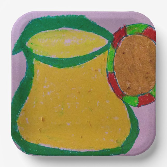 Juicer Plate Pappteller (Vorderseite)