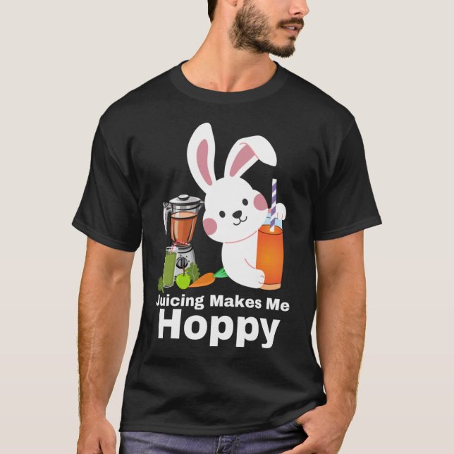 Juicing macht mich zu hoppy Bunny Rabbit Juicers M T-Shirt (Vorderseite)