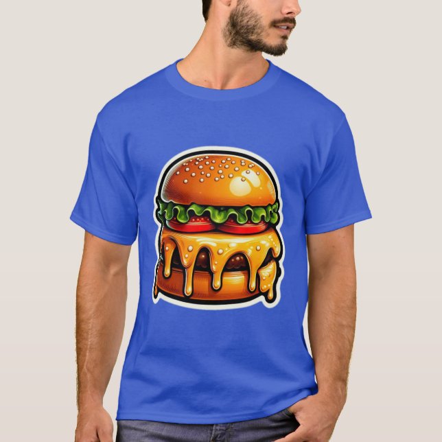 JUICY CHEESEBURGER 10 T-Shirt (Vorderseite)