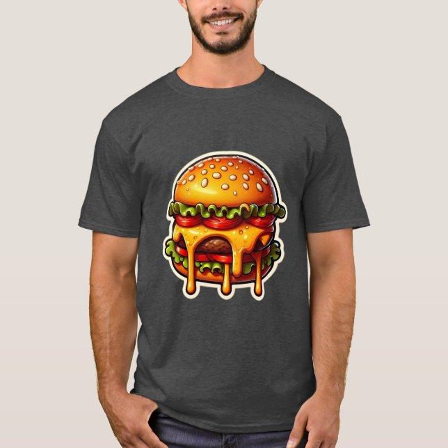 JUICY CHEESEBURGER 6 T-Shirt (Vorderseite)