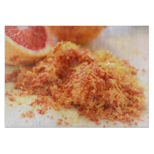 Juicy Citrus Blood Orange und Zest Schneidebrett