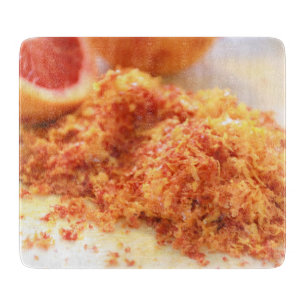Juicy Citrus Blood Orange und Zest Schneidebrett