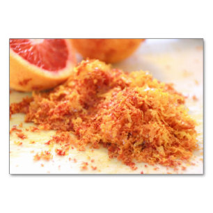 Juicy Citrus Blood Orange und Zest Tischnummer