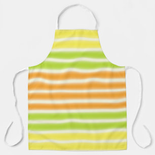 Juicy Citrus Lemon Limon und Orange Streifen Schürze