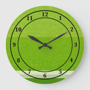 Juicy Citrus Limon Frucht Slice Farben Große Wanduhr