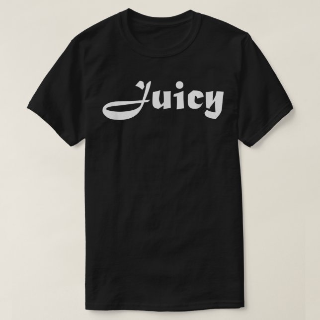 Juicy Curvy Thic Plump BBW Brat Bratty Women T-Shirt (Design vorne)