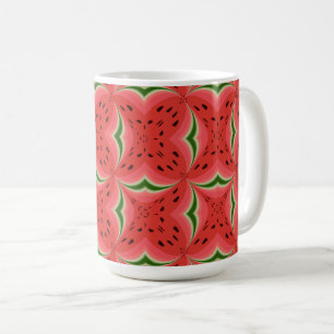 Juicy Delicious Ripe Watermelon mit Samen Design Kaffeetasse