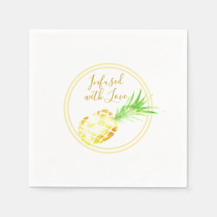 Juicy Golden Pineaple Serviette
