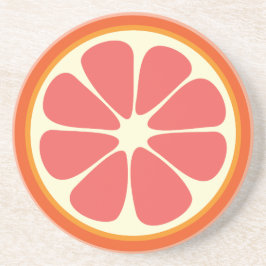 Juicy Grapefruit Summer Citrus Fruit Slice Untersetzer