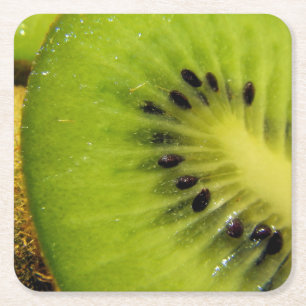 Juicy Green Fruity Kiwi Untersetzer