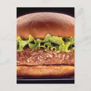 Juicy Hamburger Postkarte