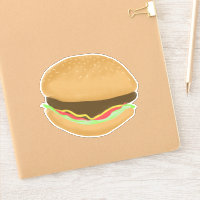 Juicy Hamburger Zeichnend Kunst