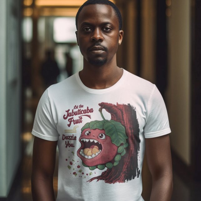 Juicy Jabuticaba Überraschung: Obst Mouth Agape T-Shirt (Von Creator hochgeladen)