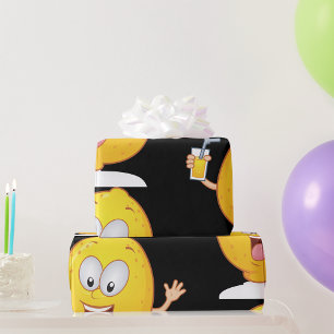 Juicy Lemon Drink Geschenkpapier