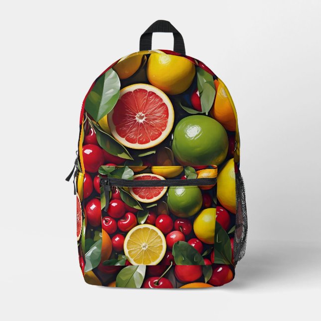 "Juicy Light" Bedruckter Rucksack (Vorderseite)