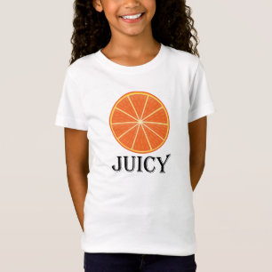 Juicy Orange - Girls' Bella+Leinwand Jersey T - Sh T-Shirt
