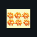 Juicy Orange Slice Aquarellmuster Pop Art Leinwanddruck<br><div class="desc">Ein originelles Kunstdesign von Sacha Grossel aus einem großen Makro saftig orangefarbene Scheiben gemalt Muster im Detail mit Aquarell. Diese riesige Pop-Orange würde sich perfekt für eine Zuhause oder ein Café eignen,  um die Wände farbenfroh zu gestalten. Ideal für Liebhaber der Fruchtkunst.</div>