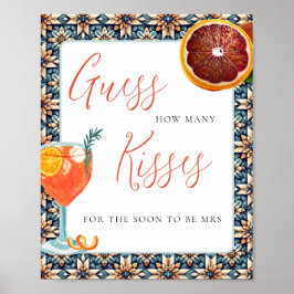 Juicy Orange Spritz rät, wie viele Dusche Spiel Poster