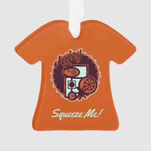 Juicy Orange "Squeeze Me! Ornament