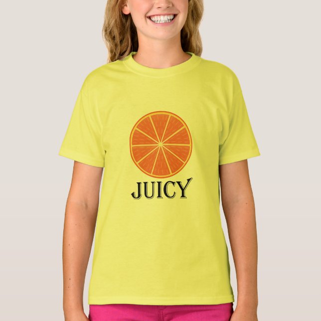 Juicy Orange - T - Shirt für Mädchen (Vorderseite)