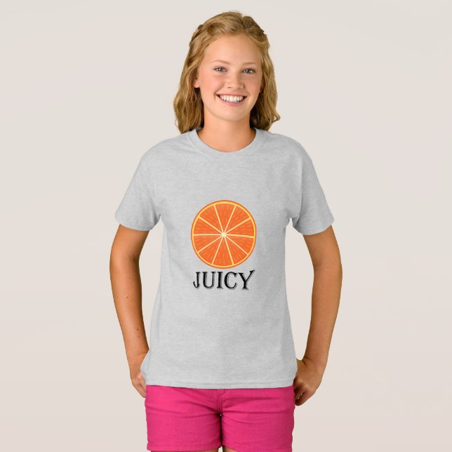 Juicy Orange - T - Shirt für Mädchen (Vorne ganz)