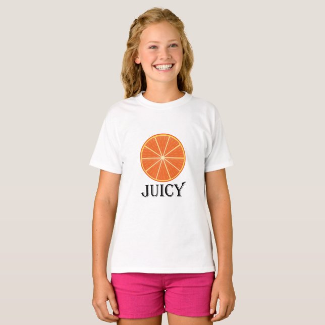 Juicy Orange - T - Shirt für Mädchen (Vorne ganz)