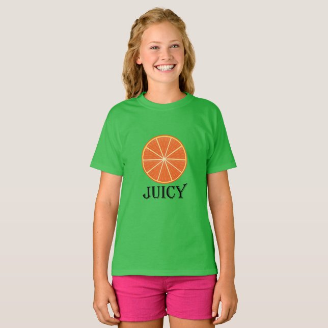 Juicy Orange - T - Shirt für Mädchen (Vorne ganz)