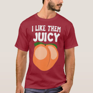 Juicy Peach Nectarines Apricots Obstkorb T-Shirt