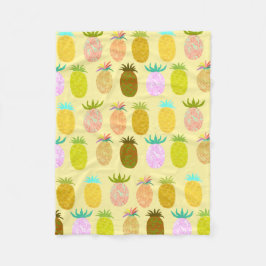 Juicy Pineapple Pattern Fleecedecke