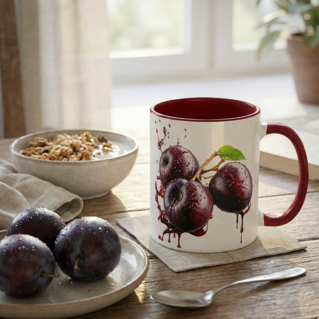 Juicy Plum Splash Tasse (Von Creator hochgeladen)